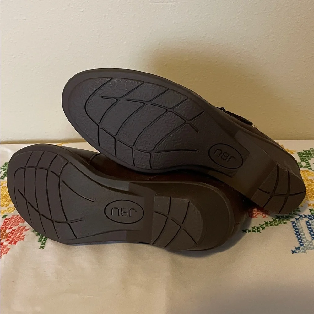 JBU Kyley Adjustable Comfy Insole Flexible Outsole Shoes, Women’s 9M, Brown